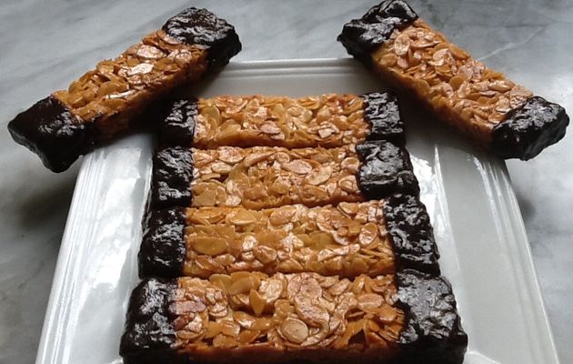 Barres aux amandes et au miel