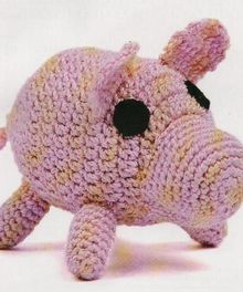 Un cochon au crochet