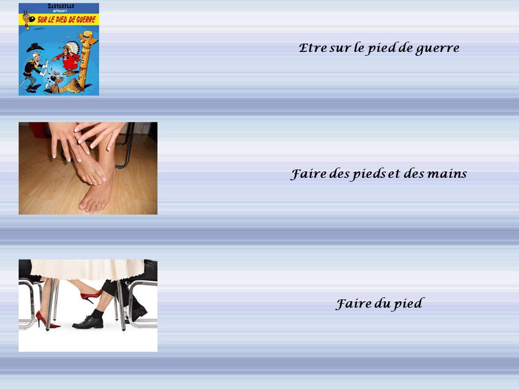 Divers - Combien de pieds connaissez vous.....