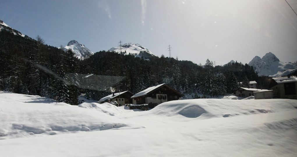 Le Bernina Express, Saint Moritz, ...
