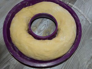 Brioche des rois à la frangipane et pépites de chocolat