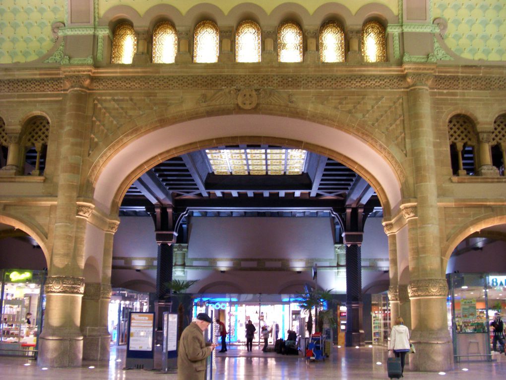 La Gare de Metz et son environnement entre Noël et Nouvel An 2009-2010.