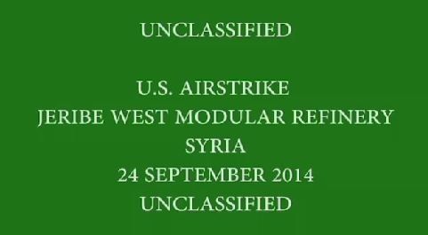 Operational Video of Strike on Jeribe West Modular Refinery in Syria