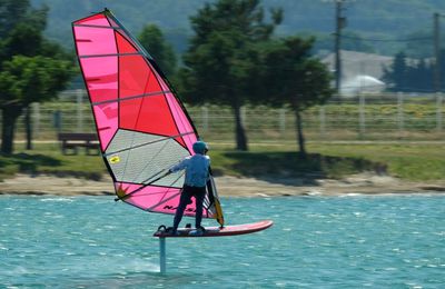 Customisation d'une planche de KiteRace en Windfoil