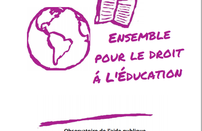 Edition 2015 de l’Observatoire de l’aide publique française à l’éducation dans les pays en développement