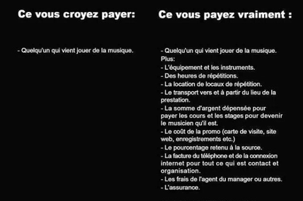 Pour Info ..!!! Et pour que vive la Musique..!!!!