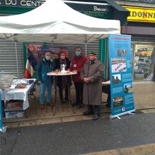 ECHO DE LA RÉGION ILE DE FRANCE : DIMANCHE 17 JANVIER 2021 VILLE DE NEUILLY-PLAISANCE (93) VISITE DE COURTOISIE ET DES PLUS CHALEUREUSES AU STAND DU COMITÉ LOCAL DU SOUVENIR FRANÇAIS PAR JEAN-BAPTISTE TEMUTU, PRÉSIDENT DÉPARTEMENTAL DE L’A.M.N.D.V.D.E.N À PARIS.