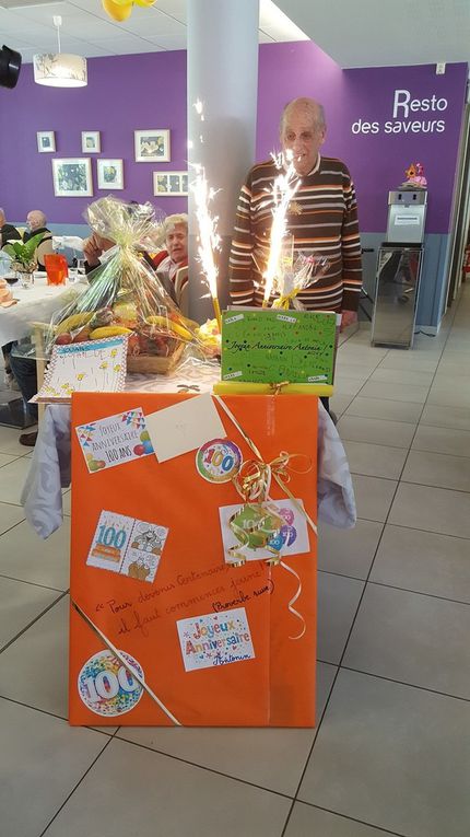 Bon et heureux anniversaire pour vos 100 ans Monsieur FRAU ! 