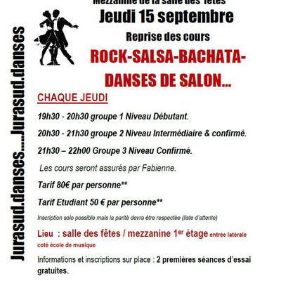 Cours toutes danses 