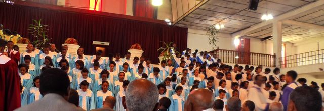 Une église africaine : la folie