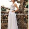 Cheap Elegant New Style White V Neck Wedding Dress