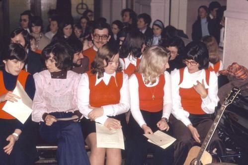 16 mars 1974 mariage de J-Claude R. et Eve J. - église méthodiste Strasbourg