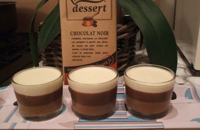 Trio de mousses au chocolat