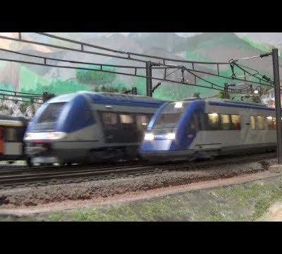 Vidéo du réseau de train miniature de l'AFAC situé sous la gare de l'Est