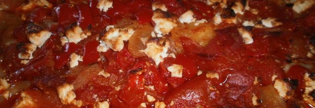 Lasagnes tomates, chorizo et feta