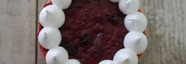 Tarte Cassis Curd meringué