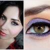 Tutorial Trend 2012 makeup Viola e arancione