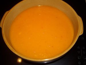 Potage tomates et carottes