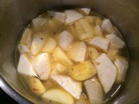 Soupe céleri et pomme