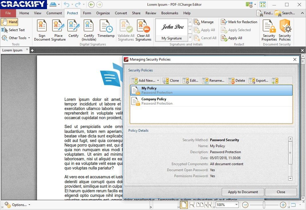 pdf xchange viewer serial key