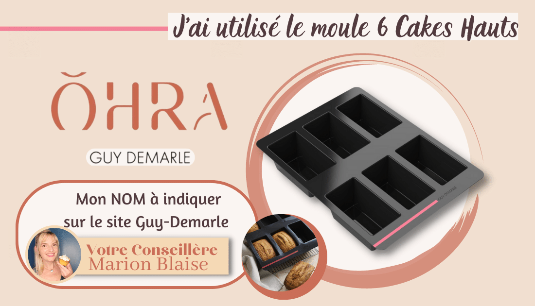 Moule 6 Cakes Hauts - Guy Demarle