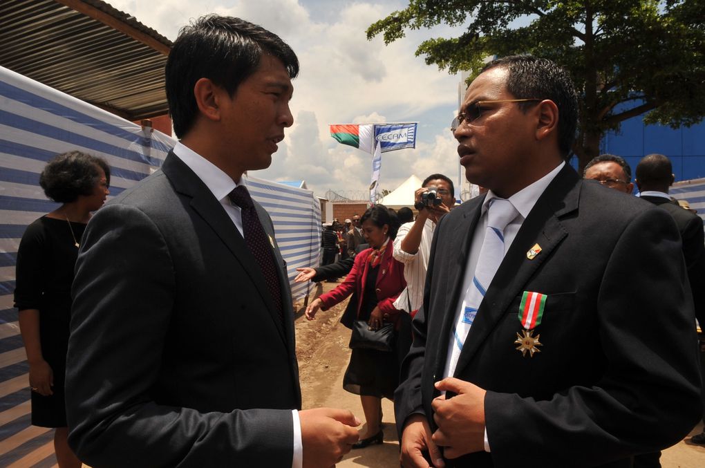 Le Président Andry Rajoelina a procédé à l’inauguration du siège social du réseau CECAM, qui a eu le soutien financier de l'UE.