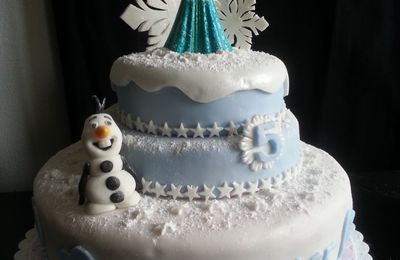 Gâteau reine des neiges