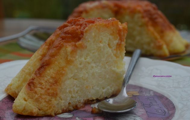 Gateau de riz crémeux au zestes d'orange