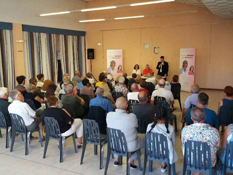 Réunion publique à St Cyprien le 7 juin 2017