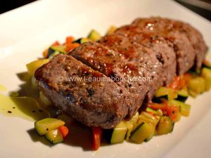 Filet d'Agneau &amp; Petits Légumes à la Provençale