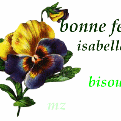 BONNE FETE ISABELLE -