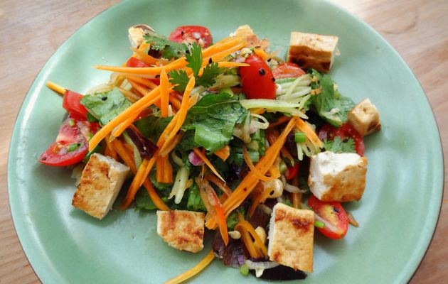 Tofu en salade