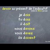 devoir au présent de l'indicatif - La-conjugaison.fr