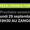 Les sessions Green Drinks Paris sont de retour!!!