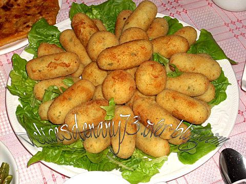 Croquettes de pommes de terre au surimi
