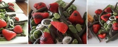 SALADE EN ROUGE ET VERT