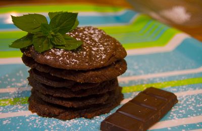 Chocolate Mint Cookies