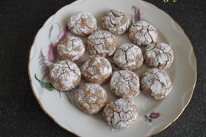 biscuits craquelés a la pâte à tartiner