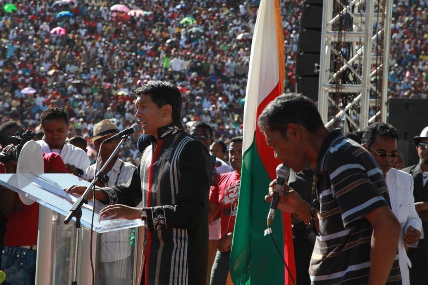 Dans le cadre du IIè anniversaire de la IVèRépublique, le couple présidentiel, Andry et Mialy Rajoelina, a inauguré le «Coliseum de Madagascar» sis à Antsonjombe. 3è partie. Photos: Harilala Randrianarison