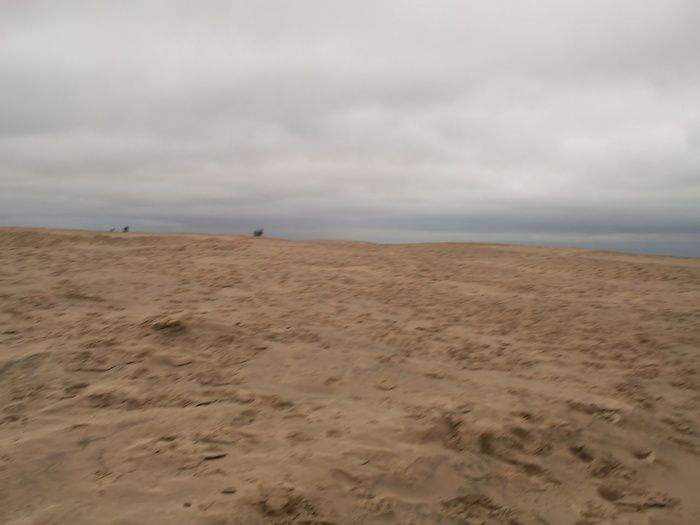 Grenen (la pointe nord du Danemark, entre la mer du Nord et la Baltique) et Raabjerg Mile (les dunes de sables), du côté de Skagen, Danemark. Automne 2010.
J'y suis allée pour accompagner des étudiants en échange universitaire.