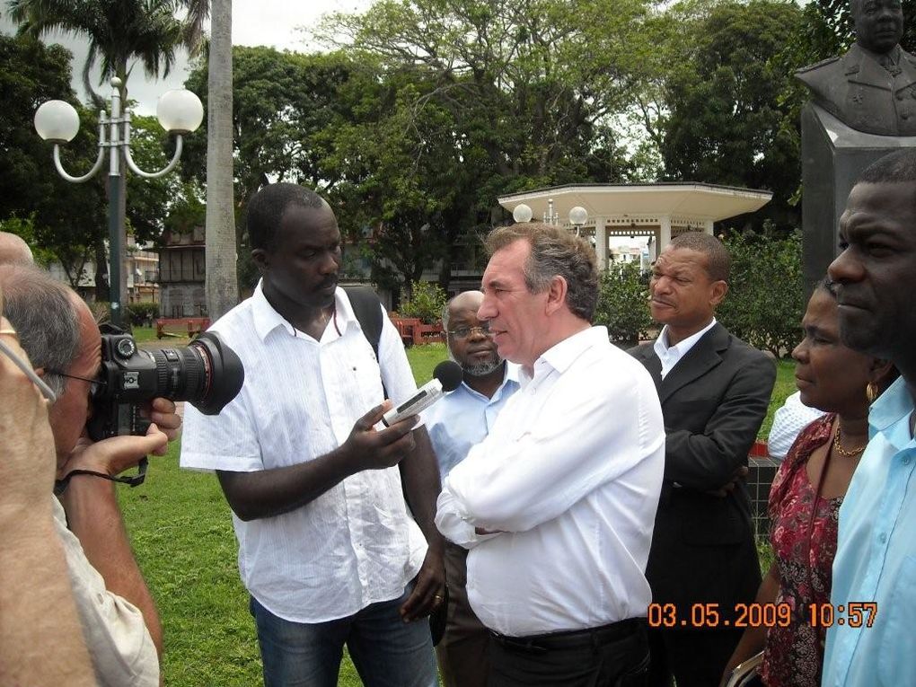 La visite de François Bayrou en Guadeloupe en images...