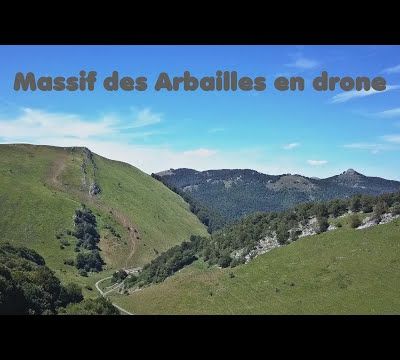 Massif des Arbailles en drone.