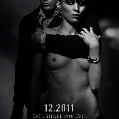 AFFICHE CENSUREE : "THE GIRL WITH THE DRAGON TATTOO"