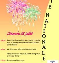 Festivités du 14 juillet à Rochecorbon