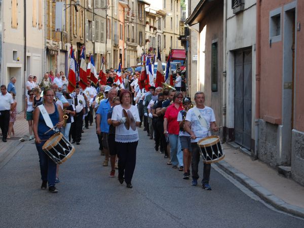 Saint Rambert en Bugey cérémonie à la mémoire des otages fusillés le 7 juillet 1944