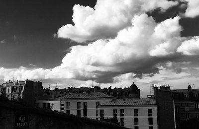 Les nuages sur Montmartre