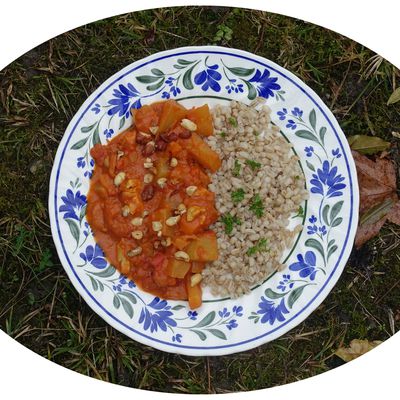 Mafé : peu de poulet, beaucoup de légumes & de la cacahuète - IG Bas