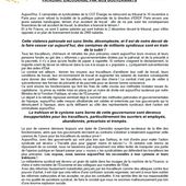 SOLIDARITÉ OUVRIÈRE : Le secrétaire syndical UNSA des territoriaux de Mitry-Mory soutient les CINQ MILITANTS de la CGT ÉNERGIE PARIS poursuivis par la direction d’ERDF Paris