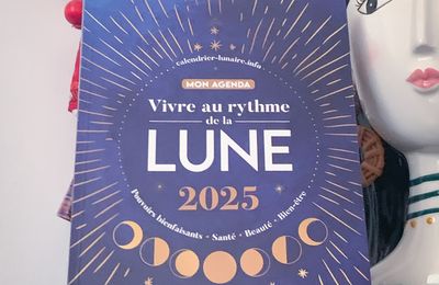 Vivre au rythme de la lune, mon agenda 2025