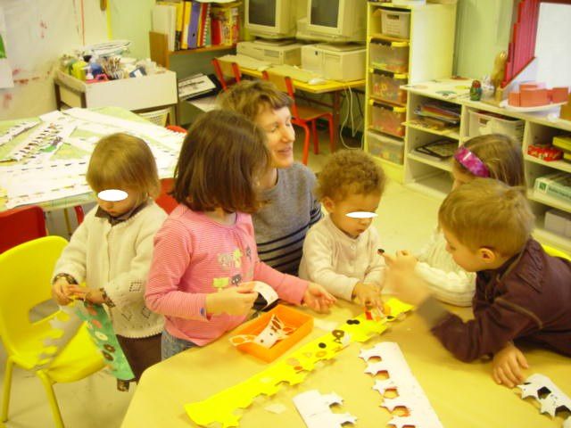 nous sommes allez rendre visite a la classe des moyens de Mme Joly.